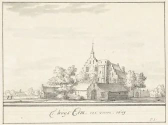 Talo Eem Talo Eem, edestä. 1649 (otsikko esineessä)