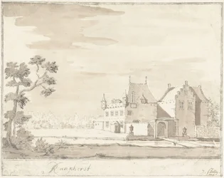 Castelo Raaphorst perto de Wassenaar Raaphorst (título no objeto)final