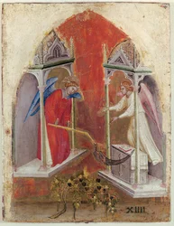 The Celestial Harvest (tempera paneelissa)