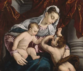 Neitsyt ja lapsi Nuoren Pyhän Johannes Kastajan kanssa, 156065.