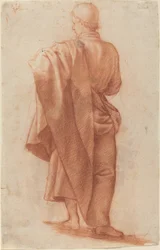 Pysyvä draped mies [recto]