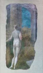Venus, n.1566-68 (öljy kipsille, siirretty kankaalle).