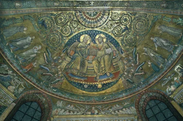 Neitsyt Marian kruunaus, Rooman Santa Maria Maggiore -basilikan apsis, 1287-92