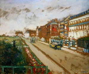 Dieppe, n. 1920 (öljy kankaalle)