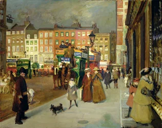 Sloane Street, Lontoo, noin 1908-09 (öljy kankaalle).