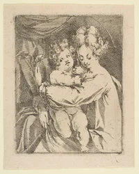 Madonna ja lapsi, 1612-16.
