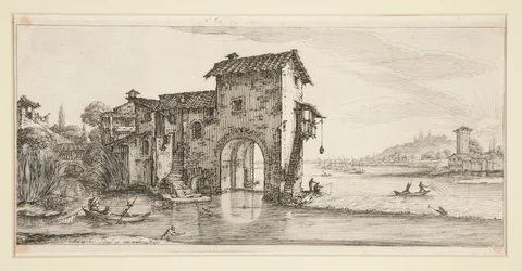 Le moulin a eau (Mylly veden päällä), Giovanni de Medicin maisemista