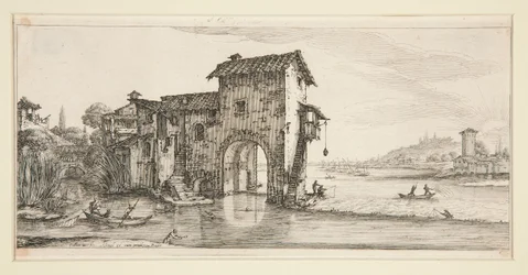 Vesimylly, sarjasta Maisemia Giovanni de