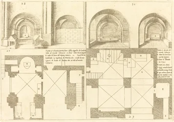 Godefroy de Bouillonin kappelin suunnitelma ja korkeus