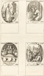 St. Ambrose; St. Vincent Ferrer; St. Celestin; Pyhä Lasarus