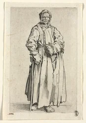 Kerjäläiset: Yksisilmäinen nainen, n. 1623.