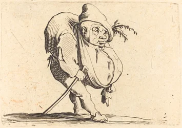 Kyttyrä kepin kanssa, n. 1622.