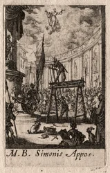 Apostolien marttyyrikuolema: Pyhä Simon.