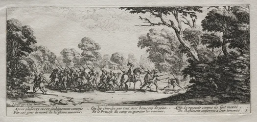 Sodan kärsimykset: Pahantekijöiden pidätys, 1633.