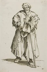 Lihava kerjäläinen alaspäin, levy 21, The Beggars