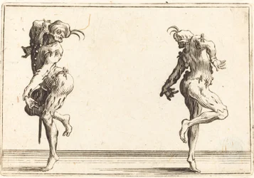 Kaksi Pantaloonia tanssivat