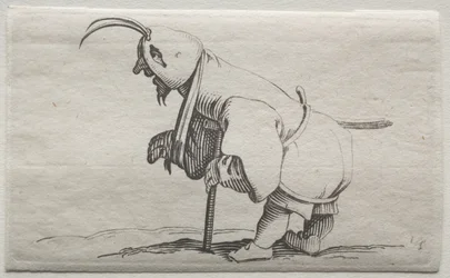 Iacopo Callotin (Cripple with a huppu) erilaisia ​​kyttyräselkäisiä hahmoja