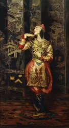 Vaslav Nijinsky teoksessa Danse Orientale, 1910