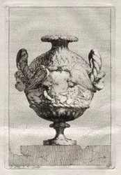 Maljakkosarja: lautanen 19, 1746.