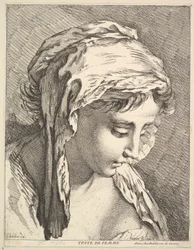 Naisen pää, 1700-luvun puolivälistä loppupuolelle.