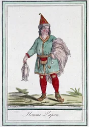 Lapin mies - Grasset Saint Sauveurin "" Encyclopedia of travels" -julkaisussa, toim. Pariisi 1796