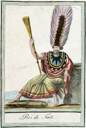 Tahitin kuningas - J. Grasset Saint-Sauveurin "" Encyclopedia of Travels" -julkaisussa
