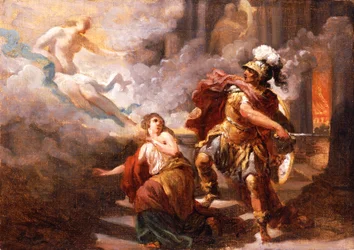 Venus pelastaa Helenan Aeneaan vihalta, 1779