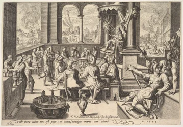 Allegoria lapsellisen kuninkaan hallitukselle, 1588.