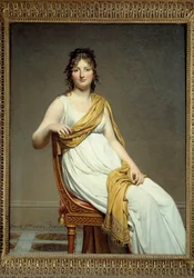 Madame Raymond Verninacin (1780-1827) muotokuva Eugene Delacroix