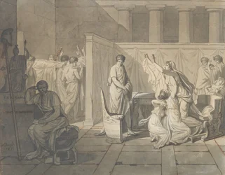 Study for The Lictors Bringing Brutus the Bodies of Sons, 1787.