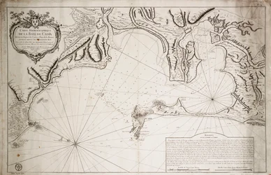 Cádizinlahden hydrografinen kartta