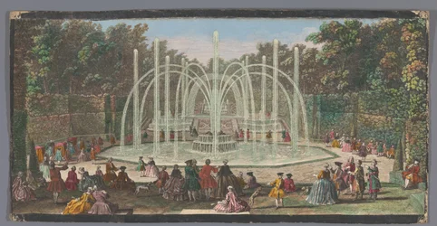 Näkymä Bosquet des Trois Fontainesille Versailles