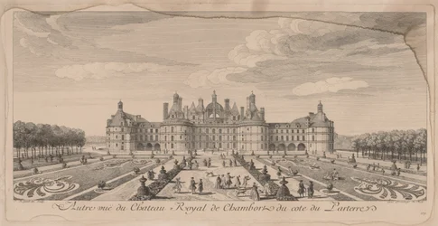 Chateau Chambord puutarhasta