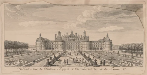 Chateau Chambord puutarhasta.