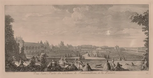Chateau Fontainebleau ja puutarhat.