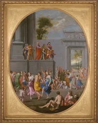 Tituksen liberaalisuus (Allegoria Ludvig XIII:n ja kardinaali Richelieun liberaalisuudesta), n. 1637-1638 (öljy kankaalle)