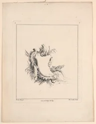 Escutcheon, "Recueil Nouveau de Differens Cartouche"