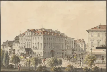 Wienin teatteri, noin 1816.