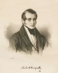 Säveltäjä Norbert Burgmüllerin muotokuva 1810-1836, 1836