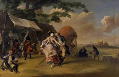 Tanssi leirissä, 1765