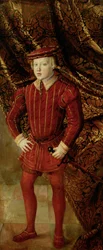Ferdinand II de Tyrol (de Habsburg), Itävallan arkkiherttua - Itävallan arkkiherttua Ferdinand II:n (1529-1595) muotokuva, Seisenegger, Jakob (1505-1567). Öljy kankaalle, n. 1540. Taidehistoriallinen museo, Wien