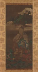 Portrait of En no Gyoja, late 14th-15th century. 