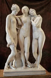 Les Trois Graces - kolme armoa, Salon 1831 ...