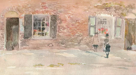 Tutkimus J McNeill Whistlerin akvarelliluonnoksesta 1880-luvulta 1903-1904.