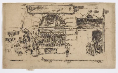 Atelier de Bijouterie, noin 1892-93 (etsaus; tussi paperille).