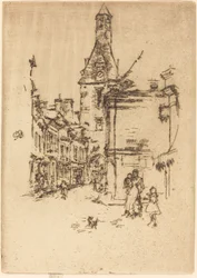Kellotorni, Amboise, 1888.