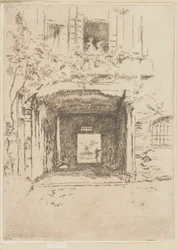 Ovi ja viiniköynnös, 1879-1880.