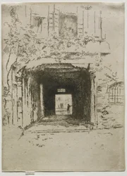 Ovi ja viiniköynnös, 1886.