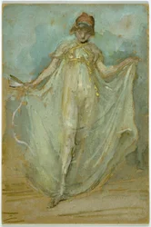 Vihreä ja sininen: Tanssija, n. 1893
