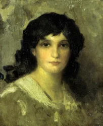 Nuoren naisen johtaja, n. 1890.